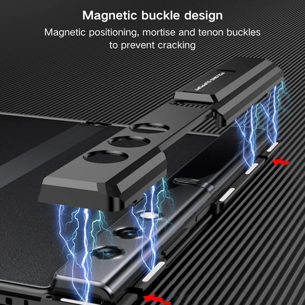 Honor V Purse - GKK Integrated Magnetic Folding Metal Full Coverage Phone Case - Image 5