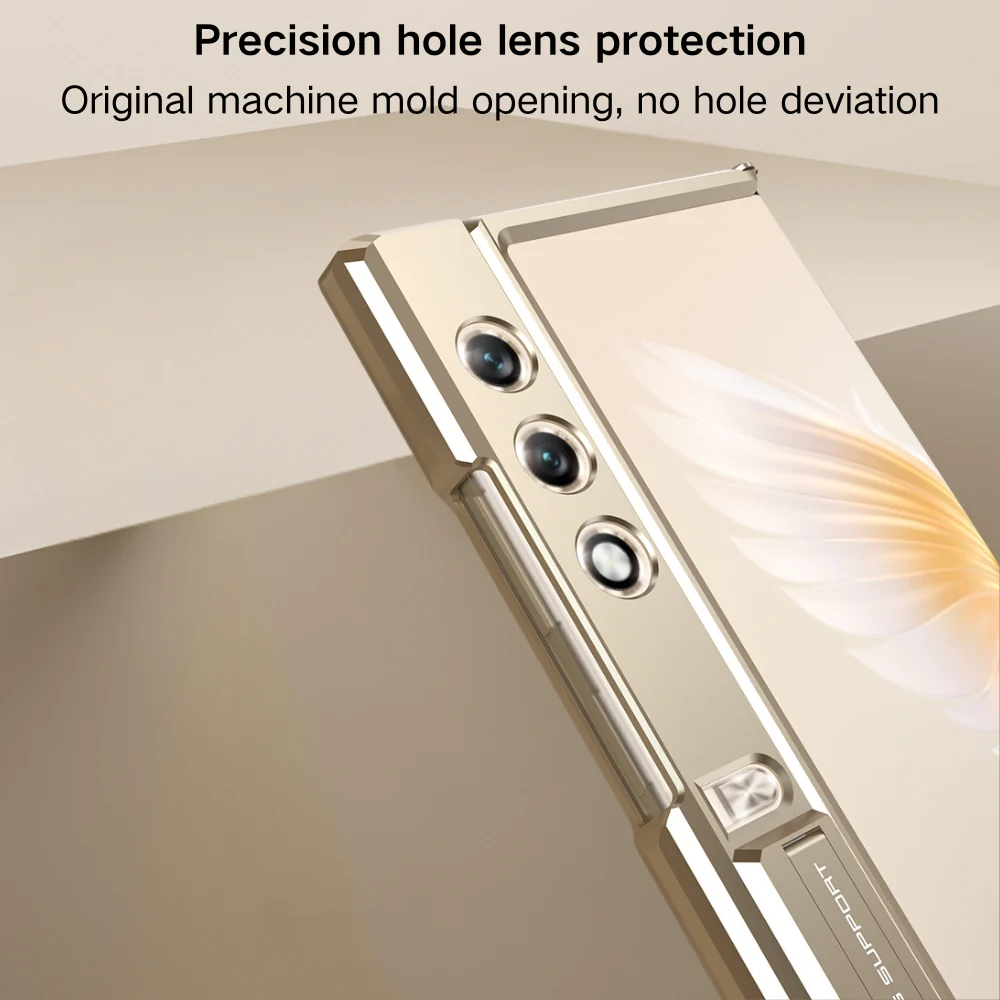 Honor V Purse - GKK Integrated Magnetic Folding Metal Full Coverage Phone Case - Image 7