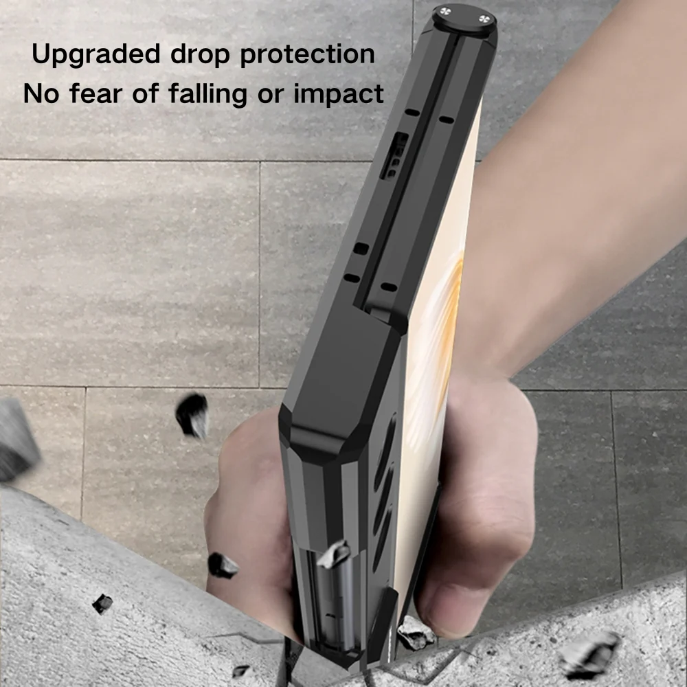 Honor V Purse - GKK Integrated Magnetic Folding Metal Full Coverage Phone Case - Image 9
