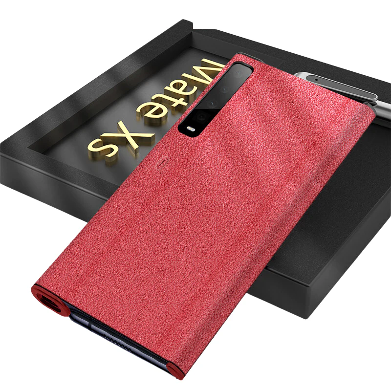 Huawei Mate X/XS Minimalist Folding Bracket Protective Genuine Leather Series Case - Image 8