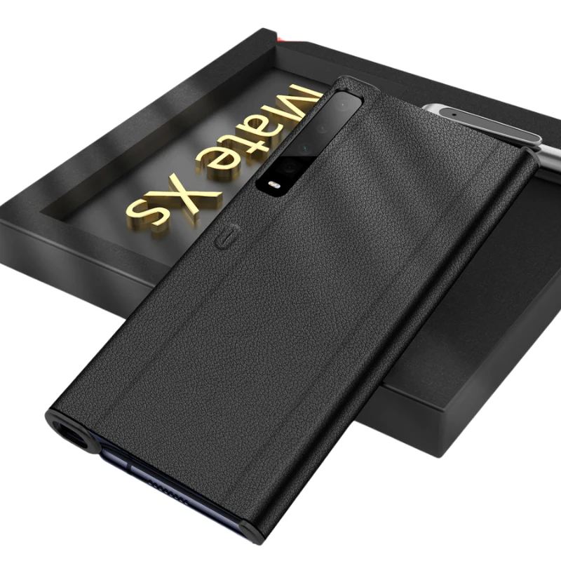 Huawei Mate X/XS Minimalist Folding Bracket Protective Genuine Leather Series Case - Image 9