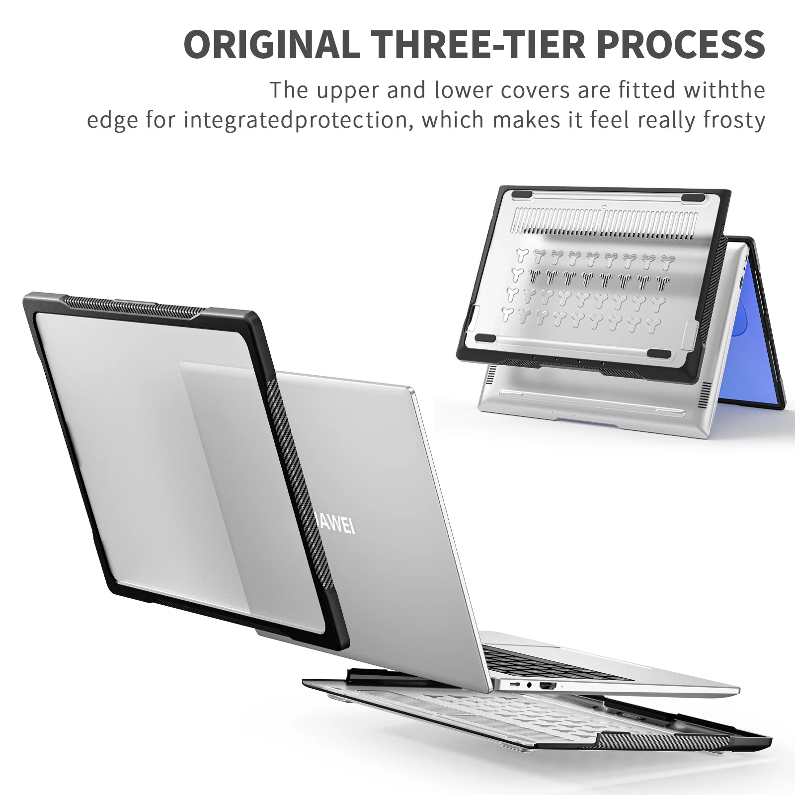 HUAWEI MateBook 14 inch 2021/2022/2023 - Matte Shockproof Heavy Duty Tough Case Cover - Image 17