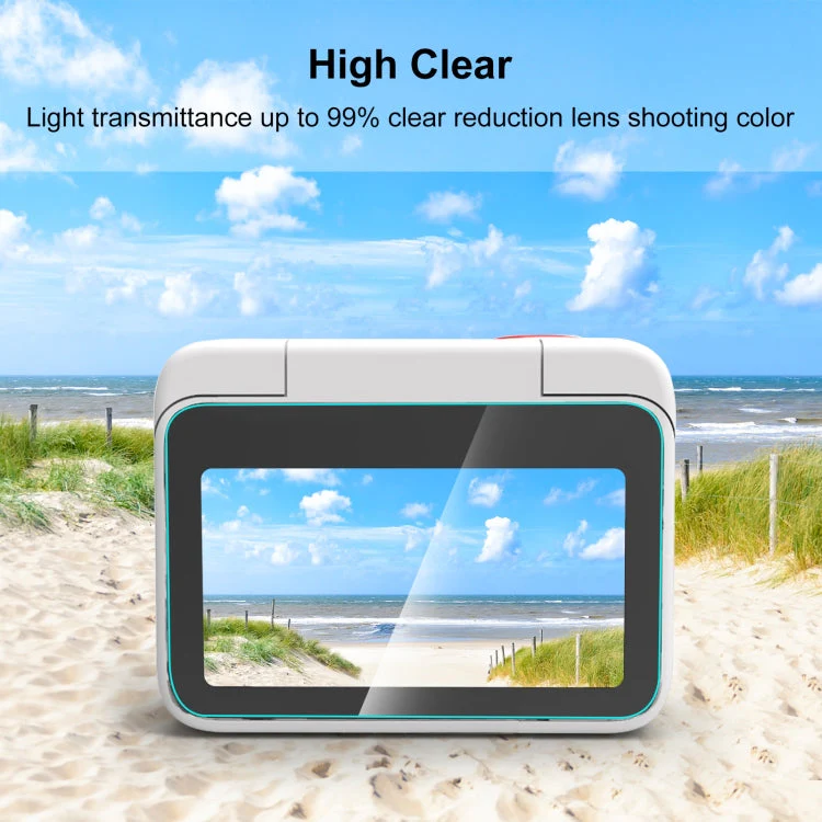 Insta360 GO 3 / GO 3S PULUZ 2 in 1 Screen and Lens Tempered Glass Film - Image 7