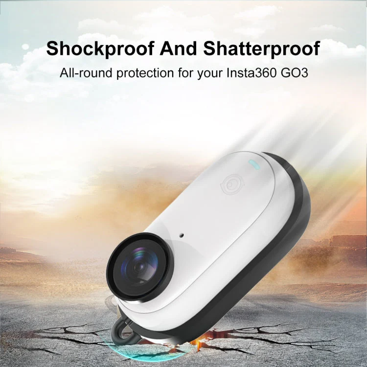 Insta360 GO 3 / GO 3S PULUZ Body Magnetic Plastic Protective Frame Cage with Carabiner - Image 5