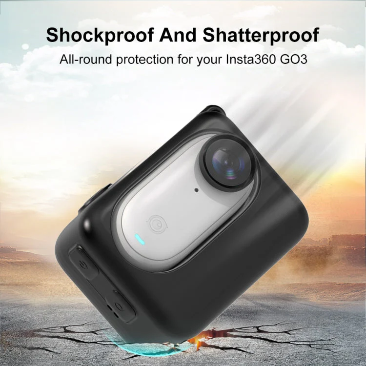 Insta360 GO 3 / GO 3S PULUZ Camera Charging Case Silicone Case - Image 6