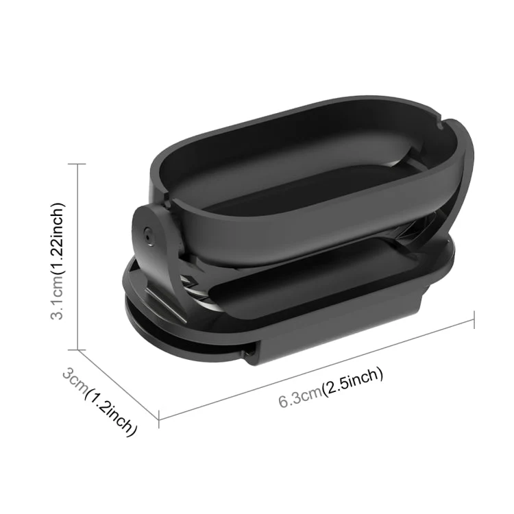 Insta360 GO3 / GO 3S PULUZ Easy Clip Hat Clip Quick Release Clamp Magnetic Frame Fixed Mount - Image 3
