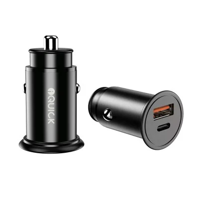 iQuick CQ2 38W Fast Car Charging USB-A & USB-C Ports - Image 2