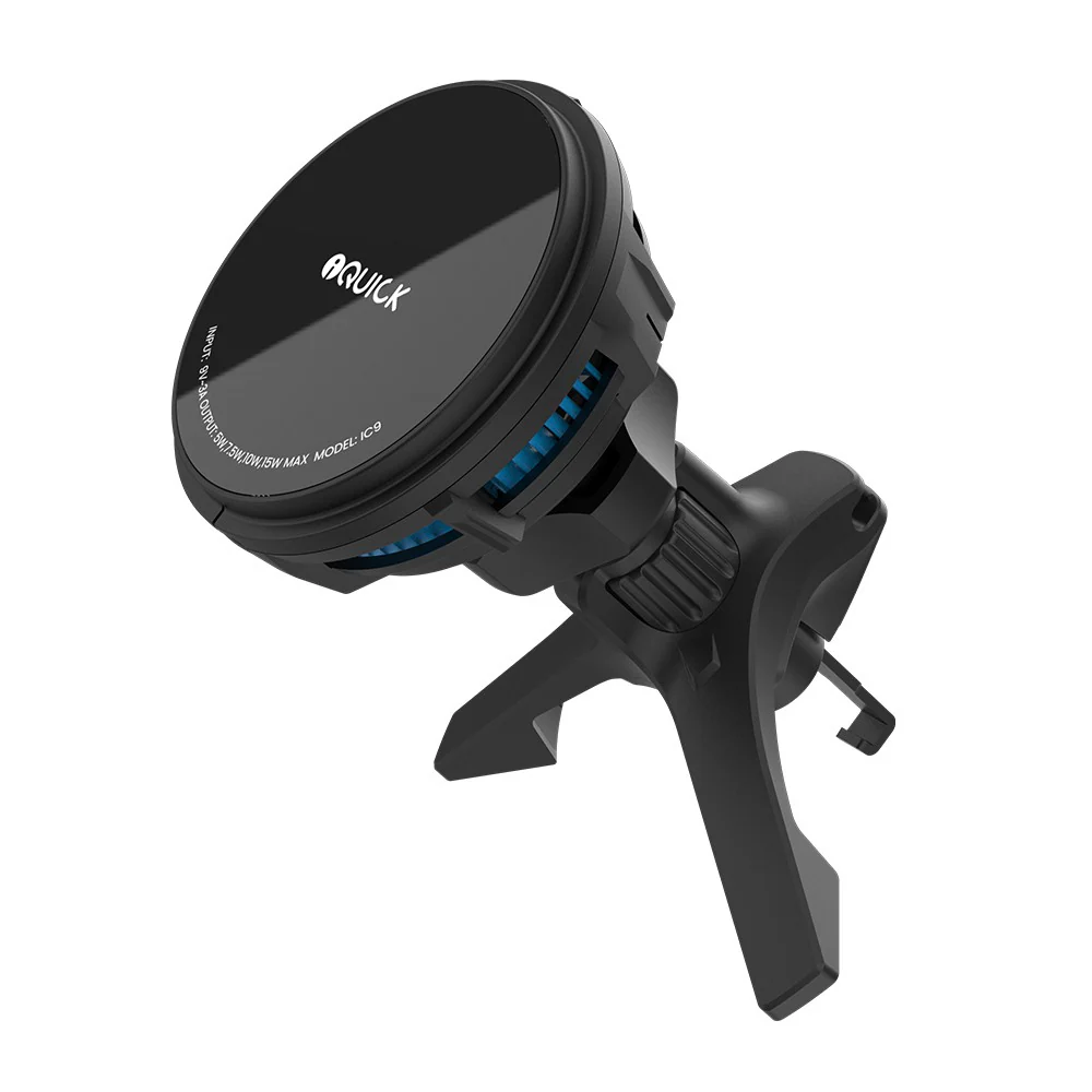 iQuick Magnetic Car Mount Charger with Cooling Semiconductor Radiator IC9 COOLGEAR 15W (IQUICK-C9) - Image 2