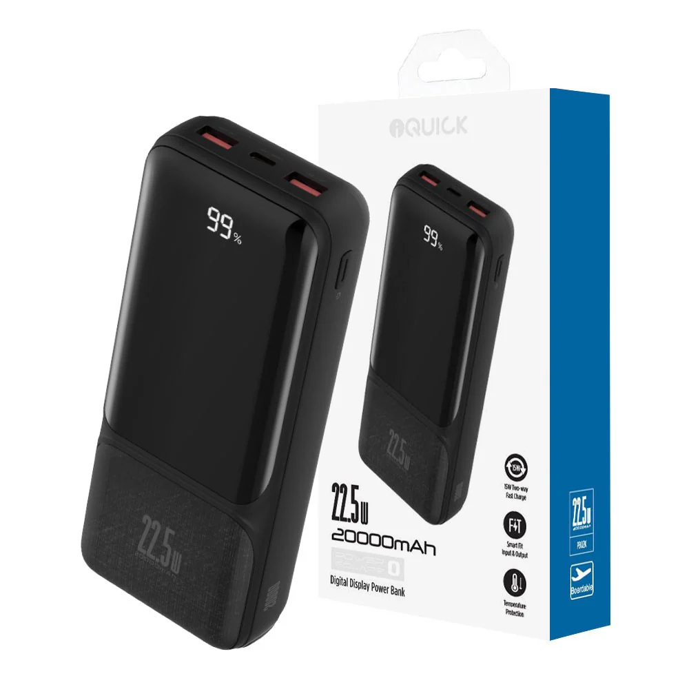 iQuick POWER SQUARE 0 Digital Display Power Bank 20000mAh 22.5W - Image 10