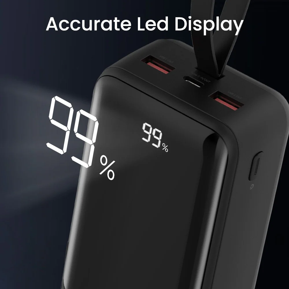 iQuick POWER SQUARE 0 Digital Display Power Bank 30000mAh 22.5W - Image 3
