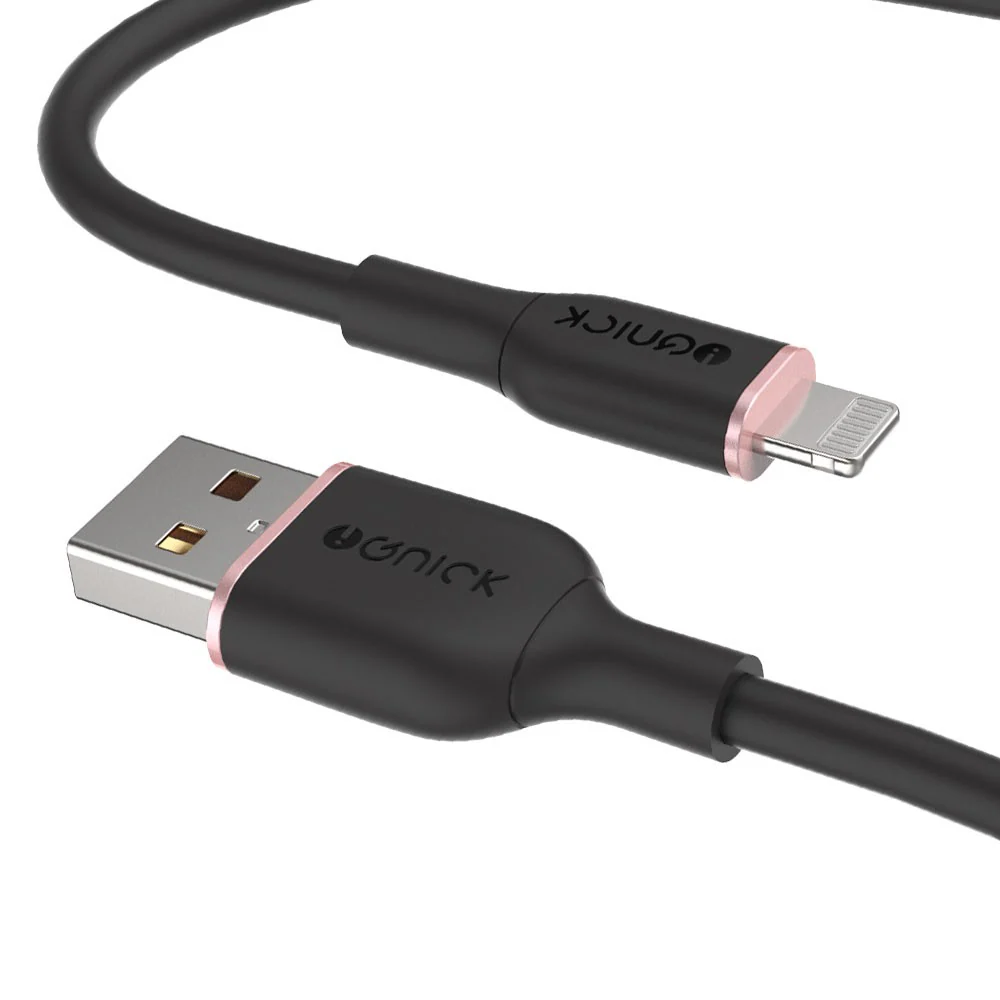iQuick PowerWire 1 Series TPE Charging Data Cable USB to iP 3m - Image 8