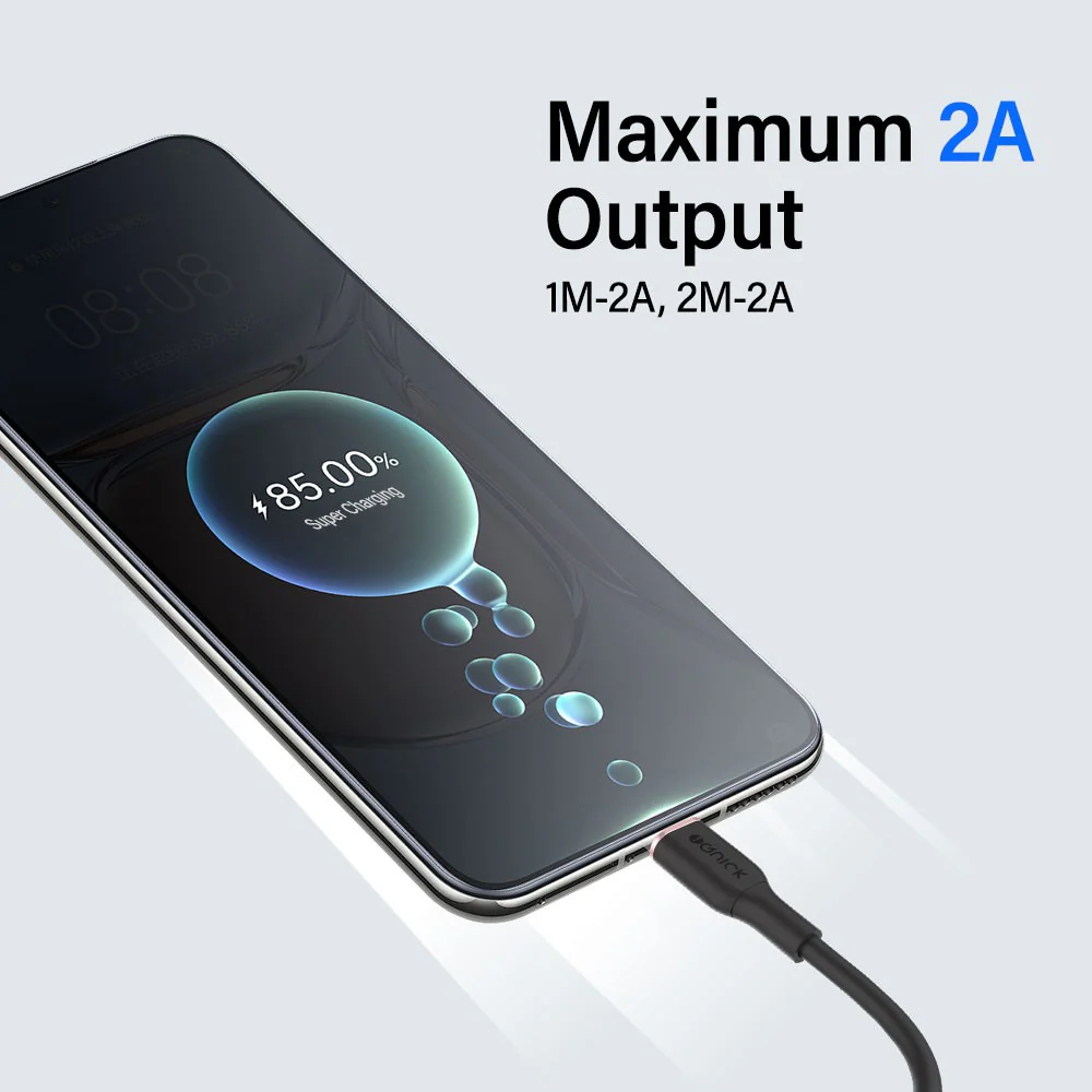 iQuick PowerWire 1 Series TPE Charging Data Cable USB to Micro USB 1m - Image 3