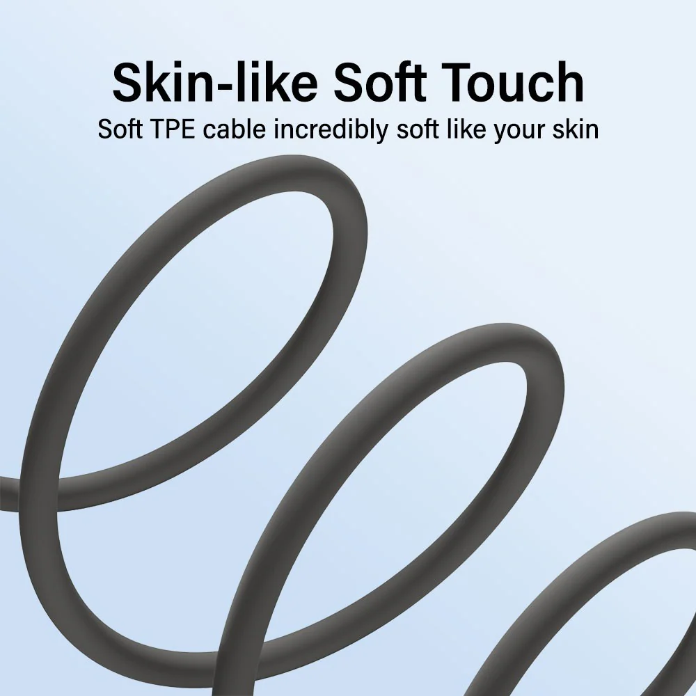 iQuick PowerWire 1 Series TPE Charging Data Cable USB to Micro USB 1m - Image 5