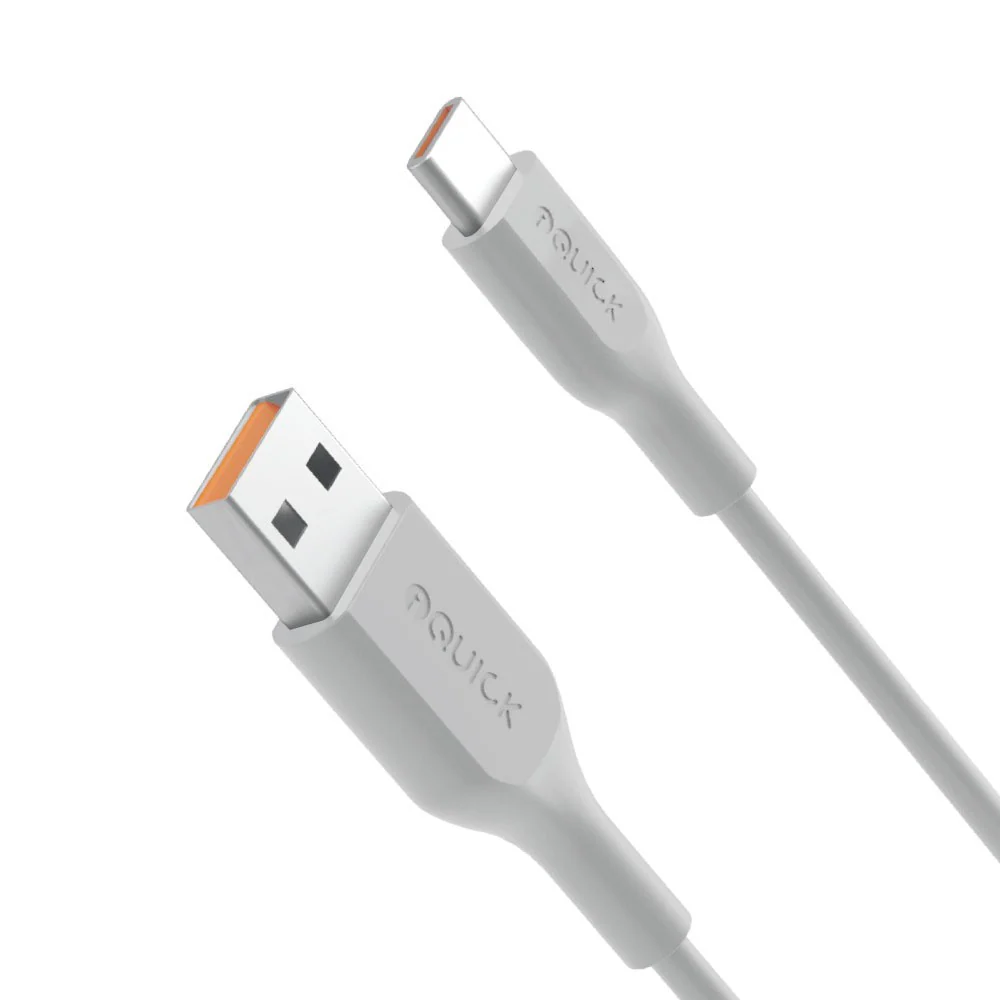 iQuick PVC USB-A to USB-C Fast Charging Cable 1M - Image 3