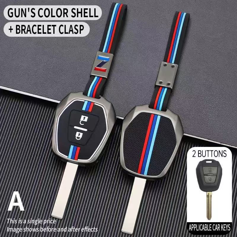 Isuzu Metal Shell & Soft Silicone Full Protection Car Key Fob Case Cover For MU-X, D-MAX - Image 4