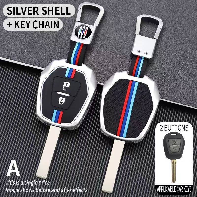 Isuzu Metal Shell & Soft Silicone Full Protection Car Key Fob Case Cover For MU-X, D-MAX - Image 5