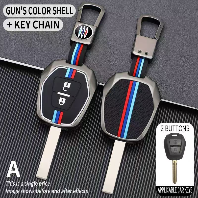 Isuzu Metal Shell & Soft Silicone Full Protection Car Key Fob Case Cover For MU-X, D-MAX - Image 6