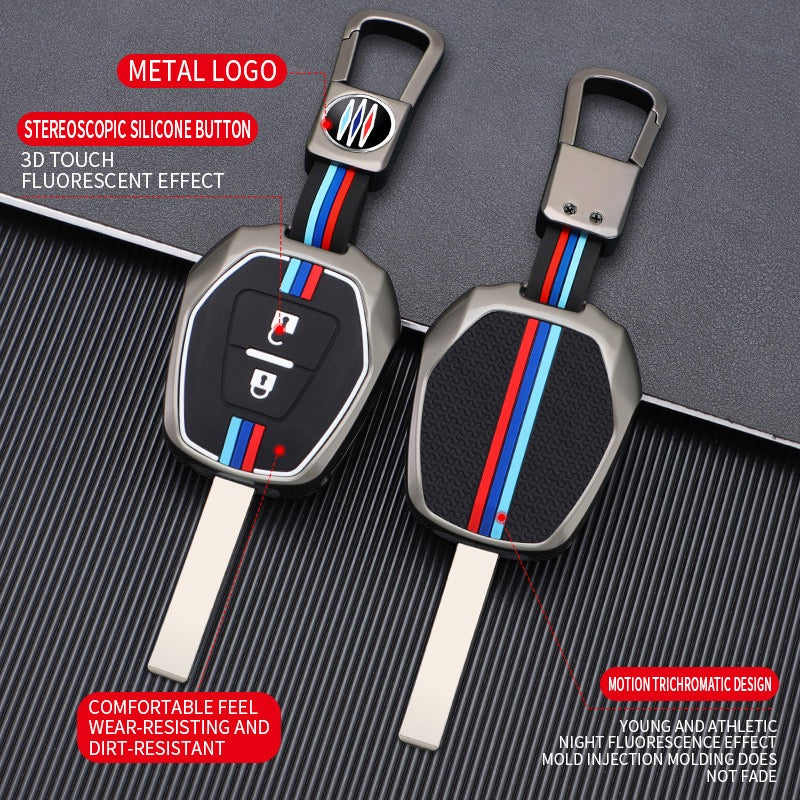 Isuzu Metal Shell & Soft Silicone Full Protection Car Key Fob Case Cover For MU-X, D-MAX - Image 7