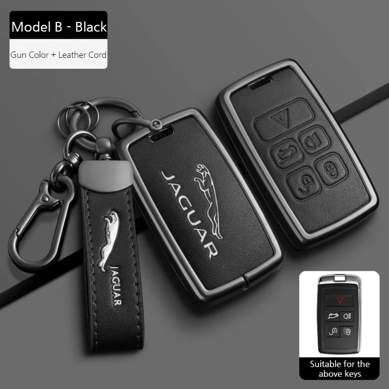Jaguar Premium Leather Protection Car Key Fob Case Cover For XEL, XJ, F-PACE, XFL, E-PACE, XE, XF, F-TYPE - Image 17