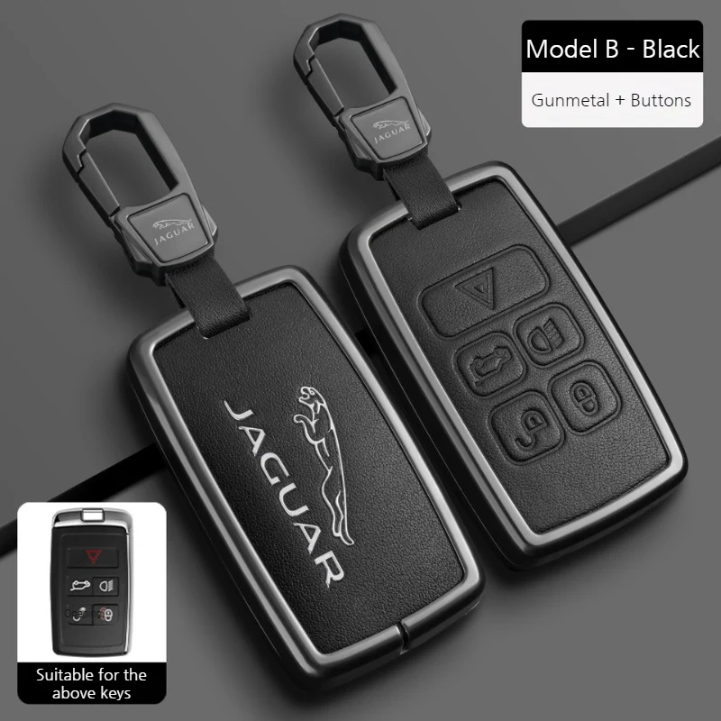 Jaguar Premium Leather Protection Car Key Fob Case Cover For XEL, XJ, F-PACE, XFL, E-PACE, XE, XF, F-TYPE - Image 18