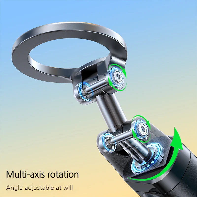 JOYROOM 3-in-1 Mini Portable Magnetic Travel Phone Stand with Wireless Bluetooth Remote - Image 4