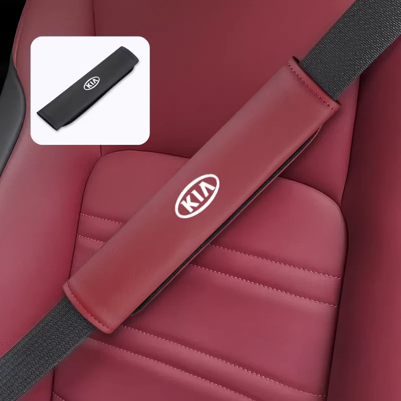 Kia Car Seat Belt Shoulder Pads for Sportage, Stonic, K5, Carnival, K3, Seltos