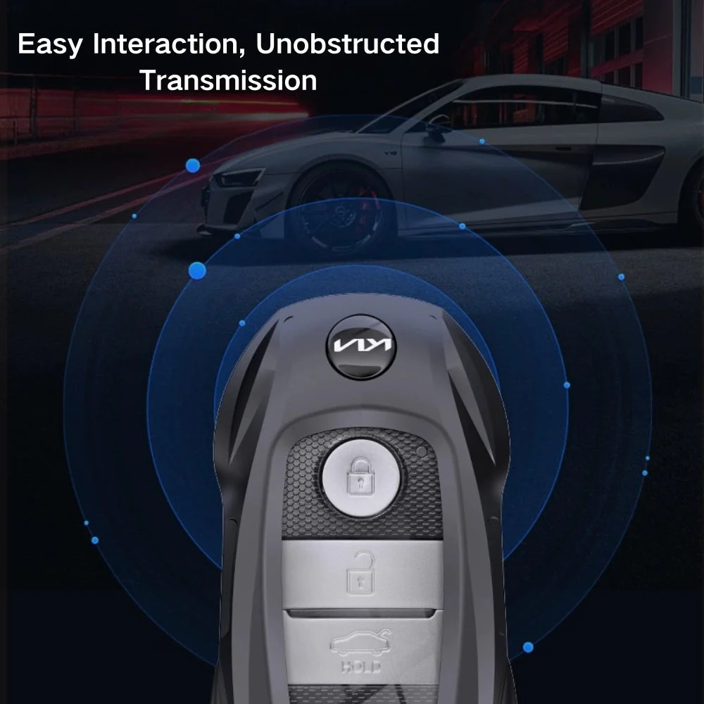 Kia Stylish Metal Car Key Protective Fob Case Cover For K2, K4, K5, Seltos, Sportage, Sonet, Cerato,EV5 - Image 9