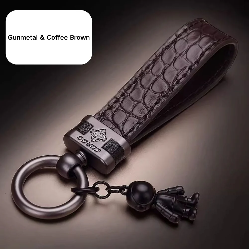 Premium Genuine Leather Keychain Pendant, Refined & Timeless Gift - Image 10