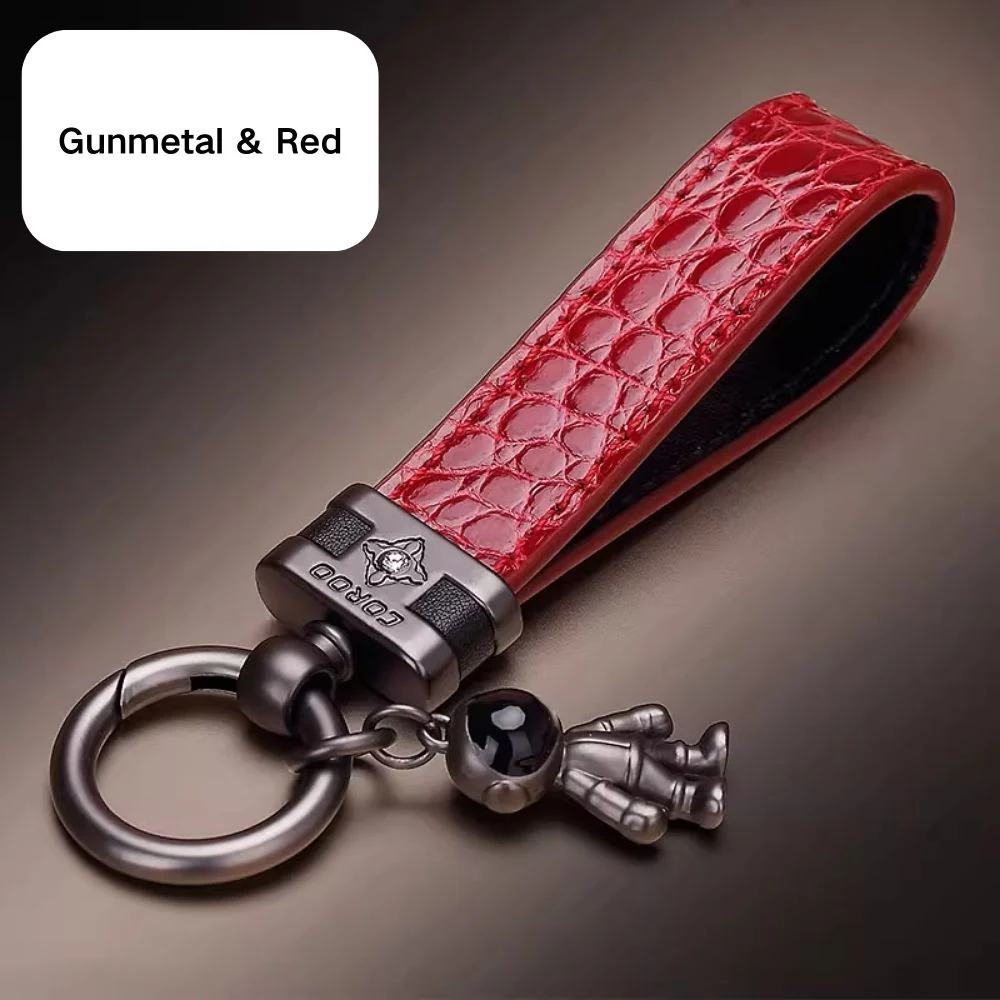 Premium Genuine Leather Keychain Pendant, Refined & Timeless Gift - Image 11