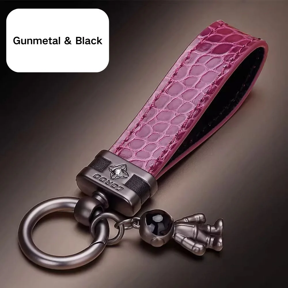Premium Genuine Leather Keychain Pendant, Refined & Timeless Gift - Image 12