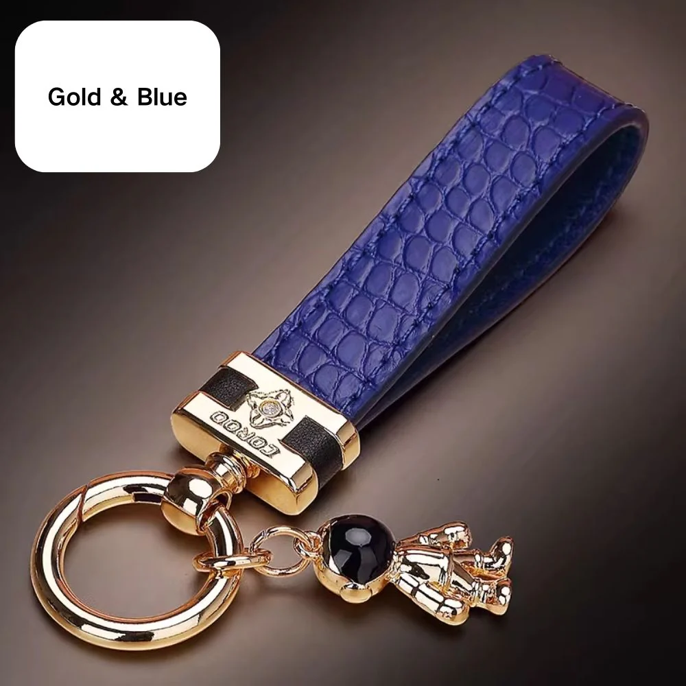 Premium Genuine Leather Keychain Pendant, Refined & Timeless Gift - Image 17