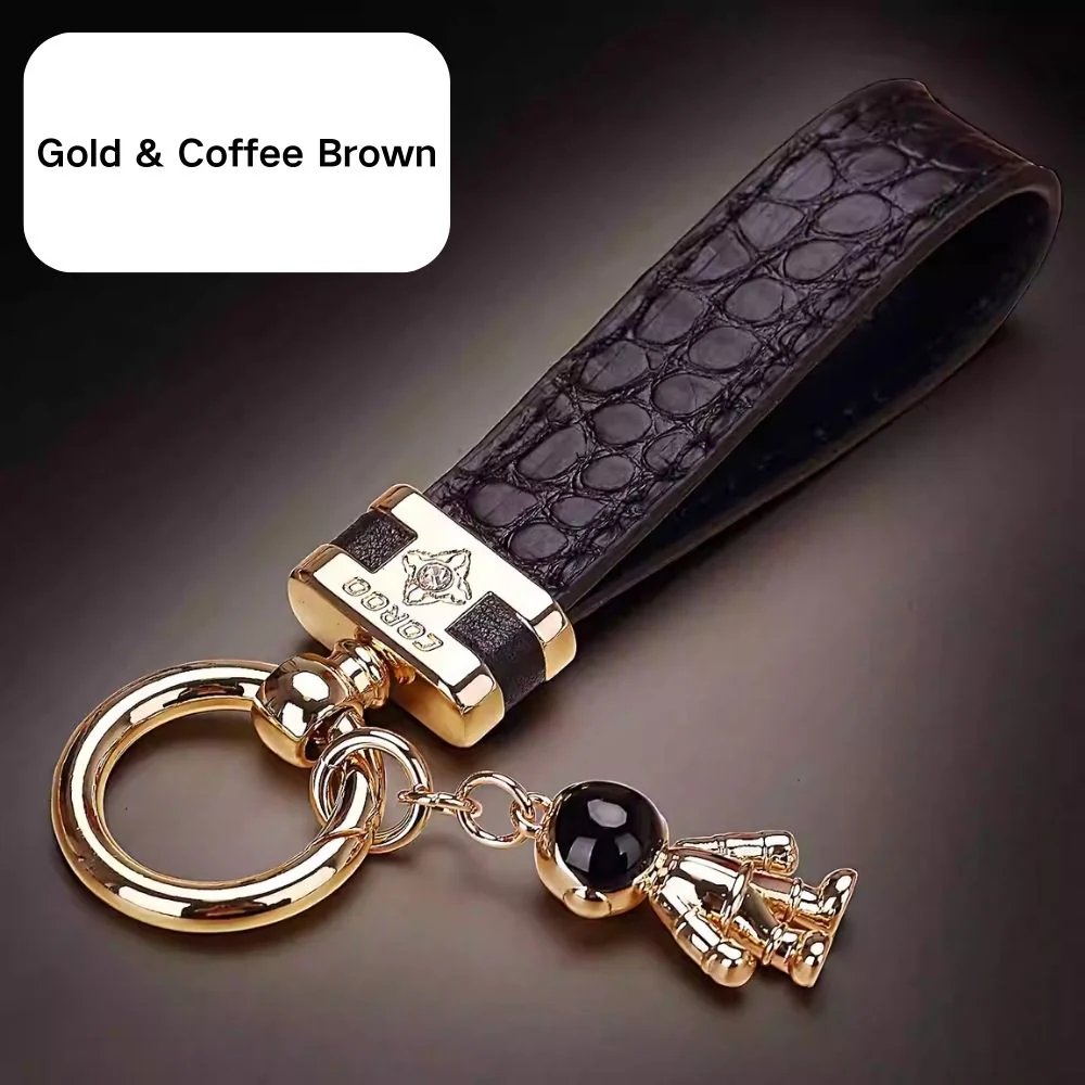 Premium Genuine Leather Keychain Pendant, Refined & Timeless Gift - Image 19