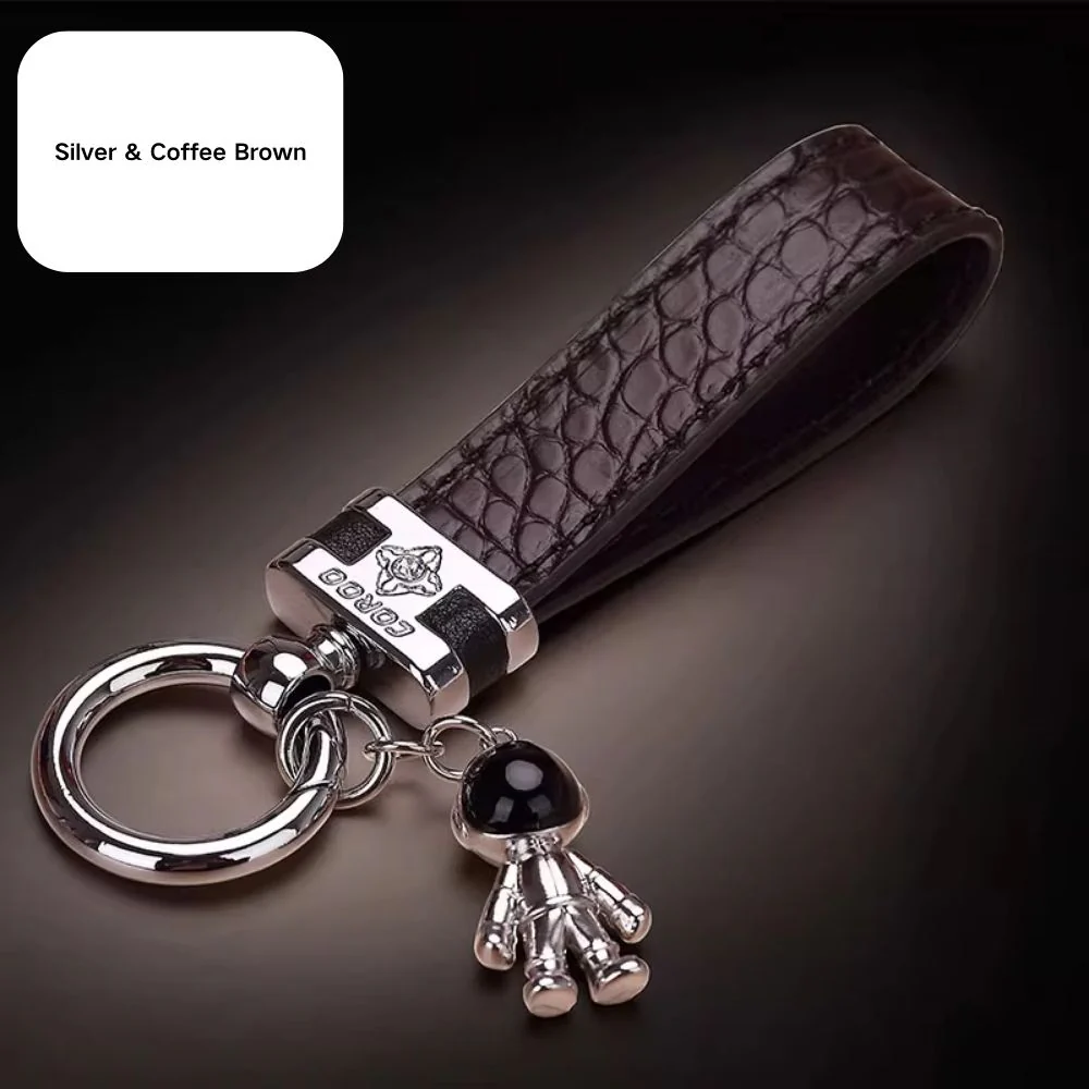 Premium Genuine Leather Keychain Pendant, Refined & Timeless Gift - Image 20