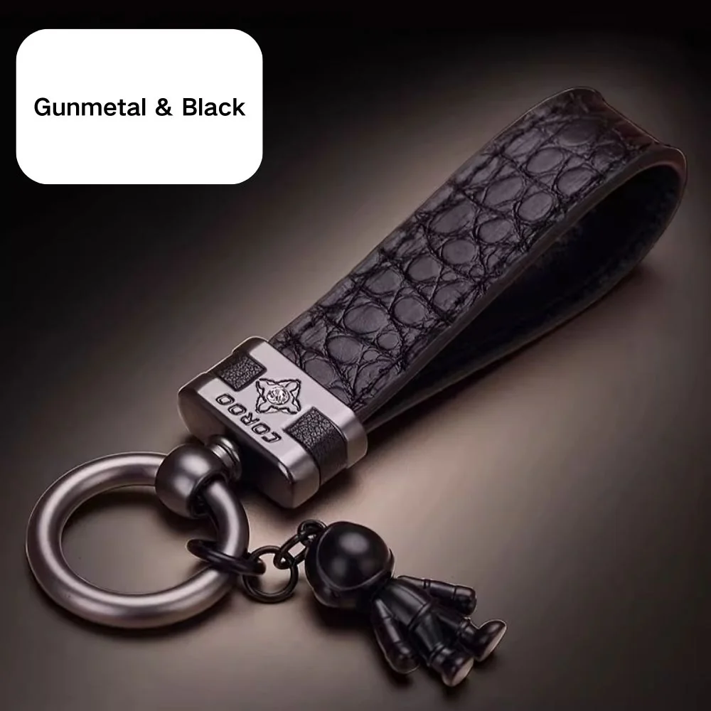 Premium Genuine Leather Keychain Pendant, Refined & Timeless Gift - Image 8