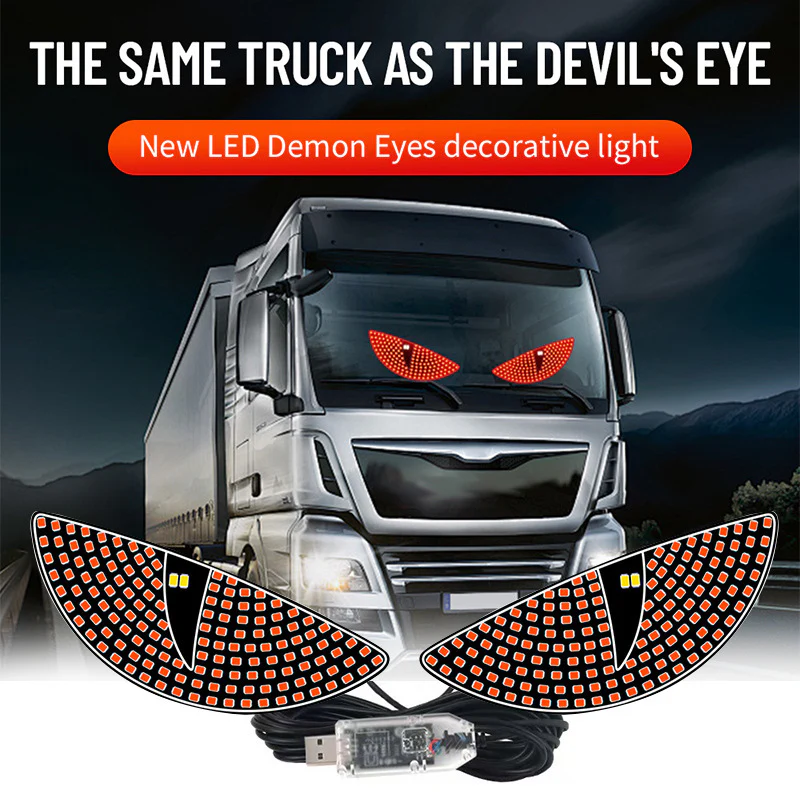 LED Demon Eye USB Wireless Car Ambient Light / Cool Car Decoration Lamp - Image 7