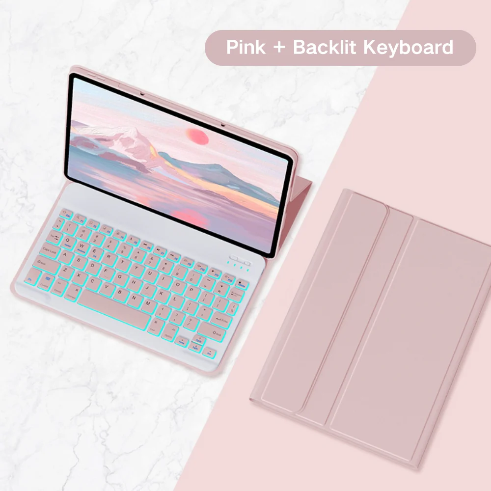 Lenovo Idea Tab 11” 2025 (TB336FU/TB336ZU) - Detachable Magnetic Bluetooth Keyboard Case With Backlight and Mouse - Image 18