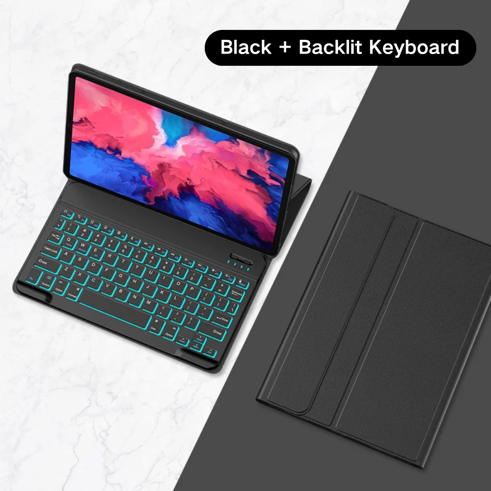 Lenovo Idea Tab 11” 2025 (TB336FU/TB336ZU) - Detachable Magnetic Bluetooth Keyboard Case With Backlight and Mouse - Image 22