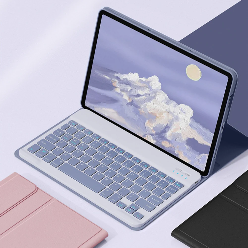 [With Backlight] Lenovo Tab M10 Gen 3 (3rd Gen) 10.1" inch 2022 (TB-328F/TB-328X) - Detachable Magnetic Bluetooth Keyboard Case With Mouse - Image 3