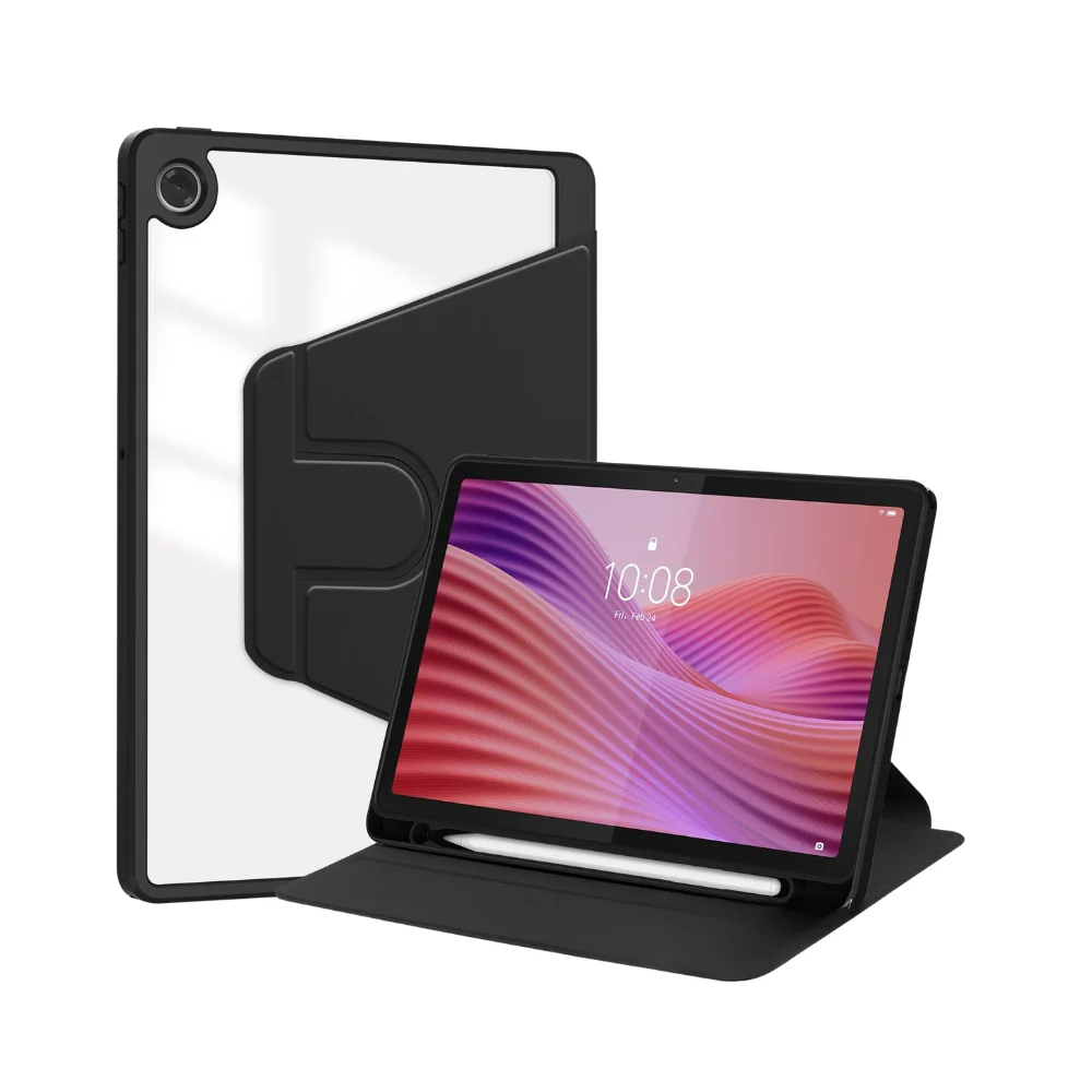 Lenovo Tab 10.1" 2025 (TB311FU/TB311XU) - Silicone 360-Degree Rotating Smart Sleep Drop-Proof Case