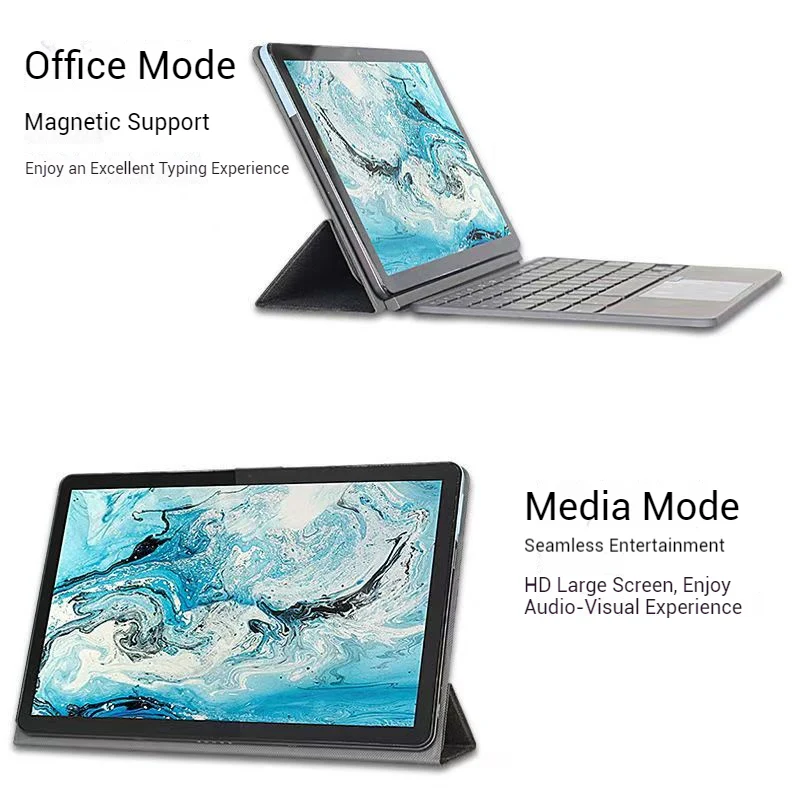 Lenovo IdeaPad Duet Chromebook 10.1 (CT-X636F) Premium Double-Sided Magnetic Leather Case - Image 9