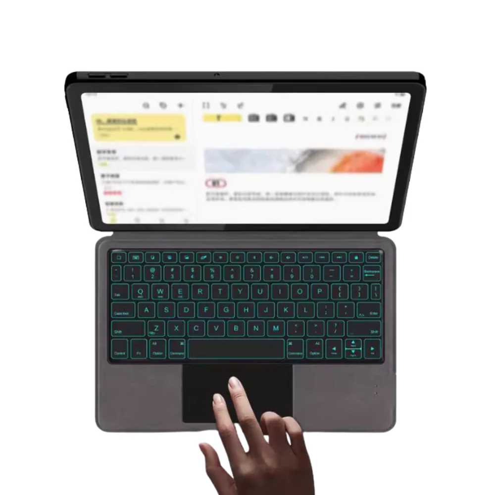 Lenovo Tab 10.1" 2025 (TB311FU/TB311XU) - Black Integrated Bluetooth Keyboard Case With Backlight and TouchPad - Image 3