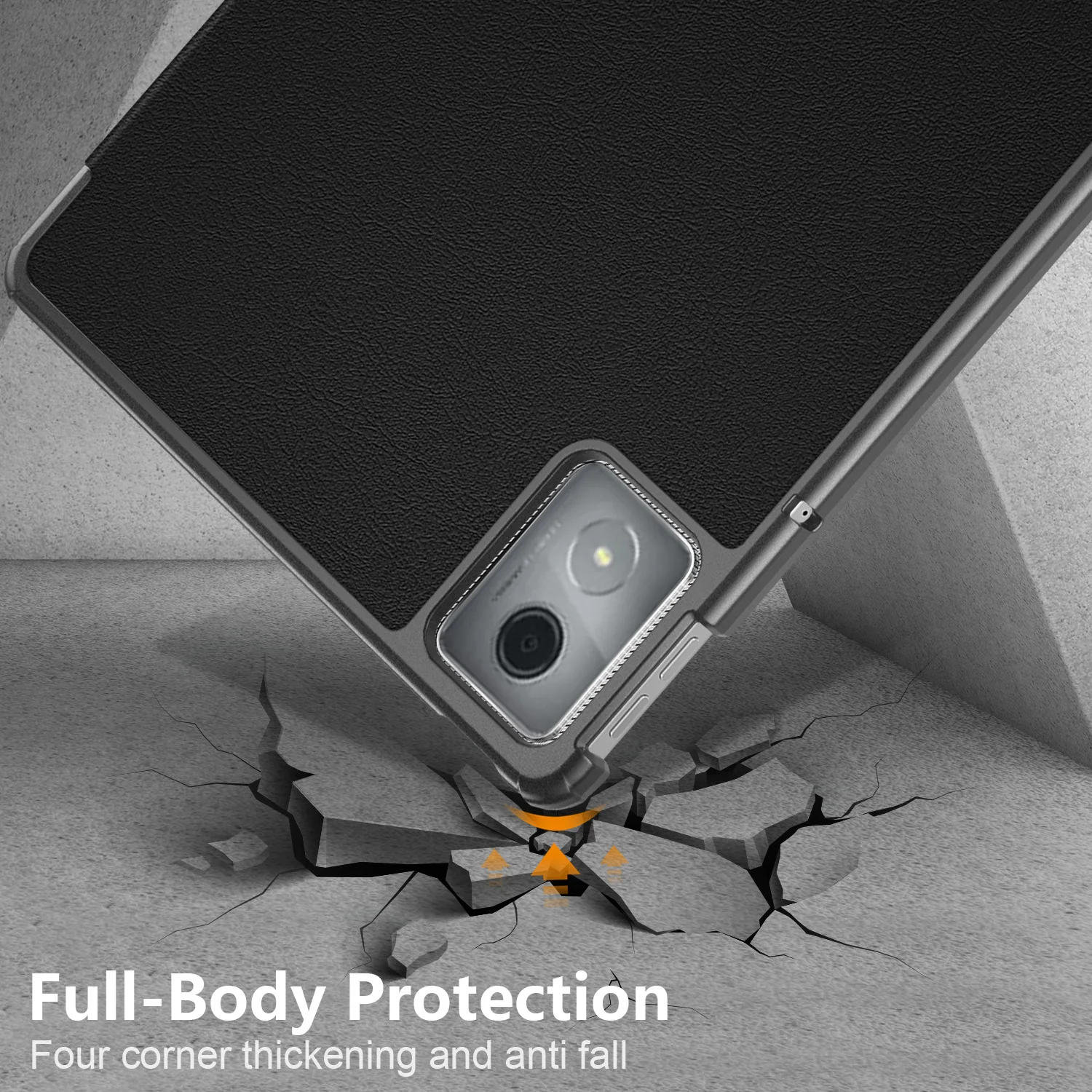 Lenovo Tab K11 Plus 11.45" 2024 (TB352FU/XU) - Silicone Triple-fold Intelligent Sleep Stand Series Case - Image 13