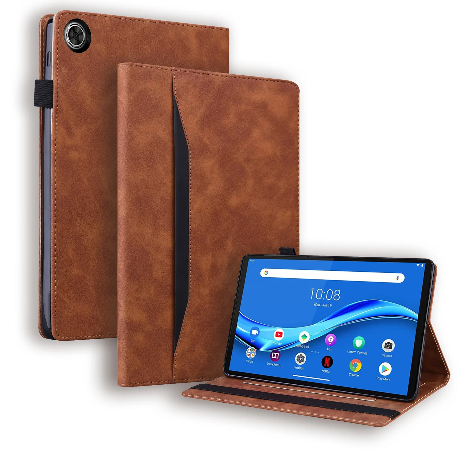 Lenovo Tab P12 12.7" 2023 (TB370/TB371) - Business Silicone Leather Stand Case