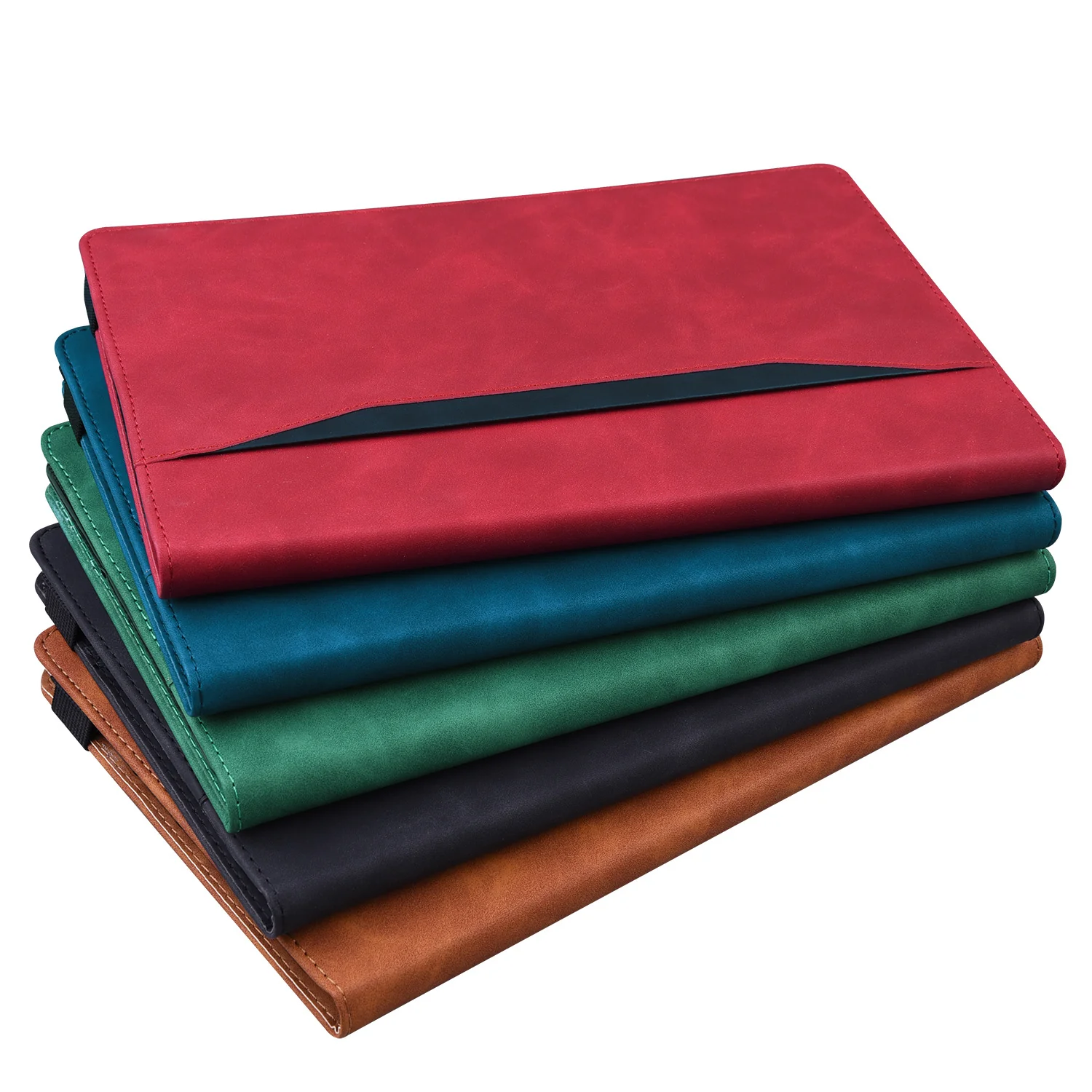Lenovo Tab P12 12.7" 2023 (TB370/TB371) - Business Silicone Leather Stand Case - Image 2