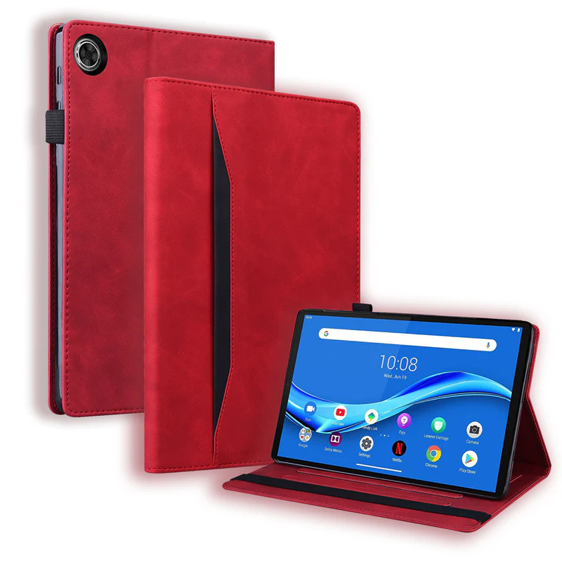 Lenovo Tab P12 12.7" 2023 (TB370/TB371) - Business Silicone Leather Stand Case - Image 4