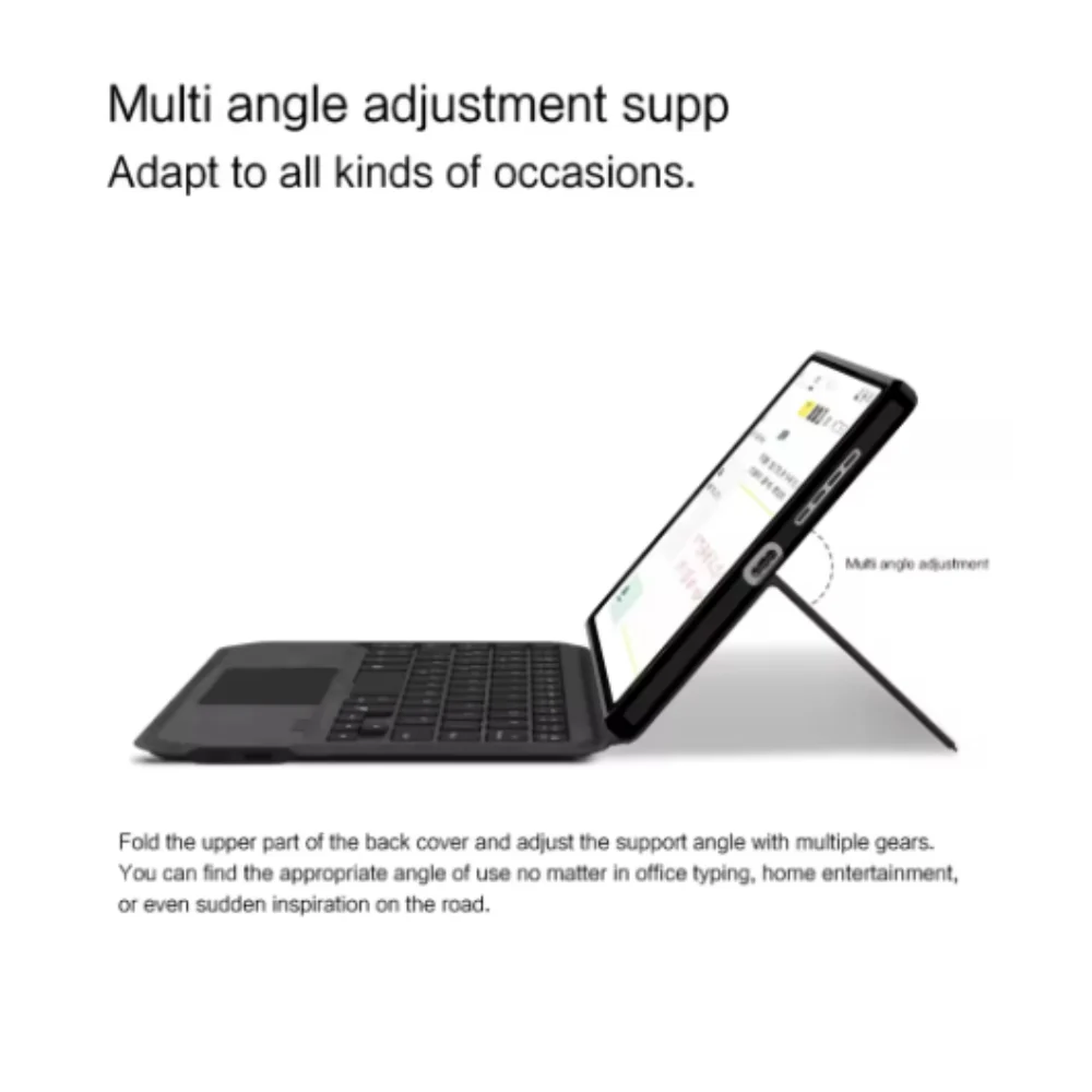 Lenovo Tab Legion Y700 8.8" inch 2022/2023/2025 (1st/2nd/3rd/4th) - Black Magnetic Flip Bluetooth Integrated Keyboard Case With Backlight and TouchPad - Image 4