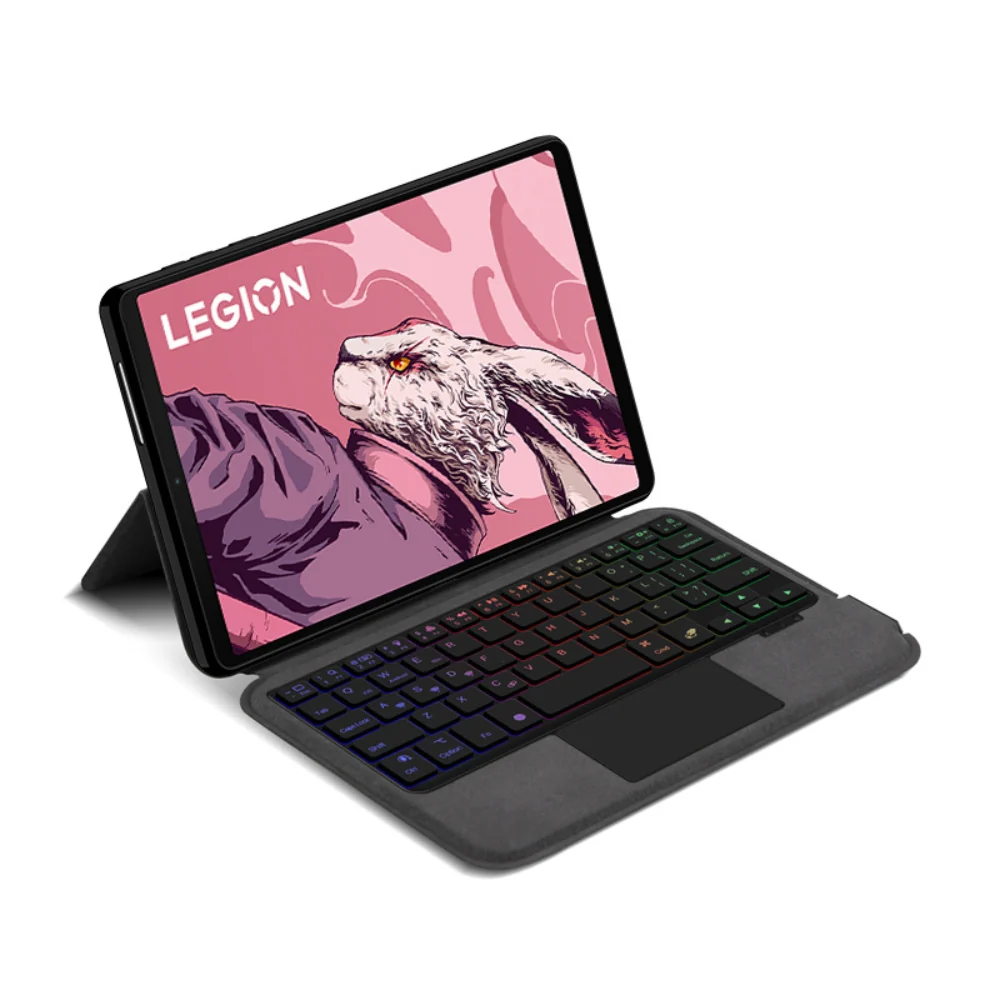 Lenovo Tab Legion Y700 8.8" inch 2022/2023/2025 (1st/2nd/3rd/4th) - Black Magnetic Flip Bluetooth Integrated Keyboard Case With Backlight and TouchPad - Image 8