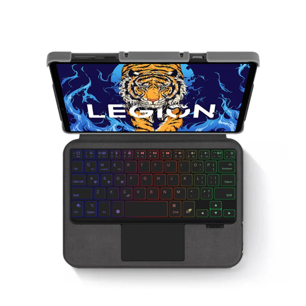 Lenovo Tab Legion Y700 8.8" inch 2022/2023/2025 (1st/2nd/3rd/4th) - Black Magnetic Flip Bluetooth Integrated Keyboard Case With Backlight and TouchPad - Image 9