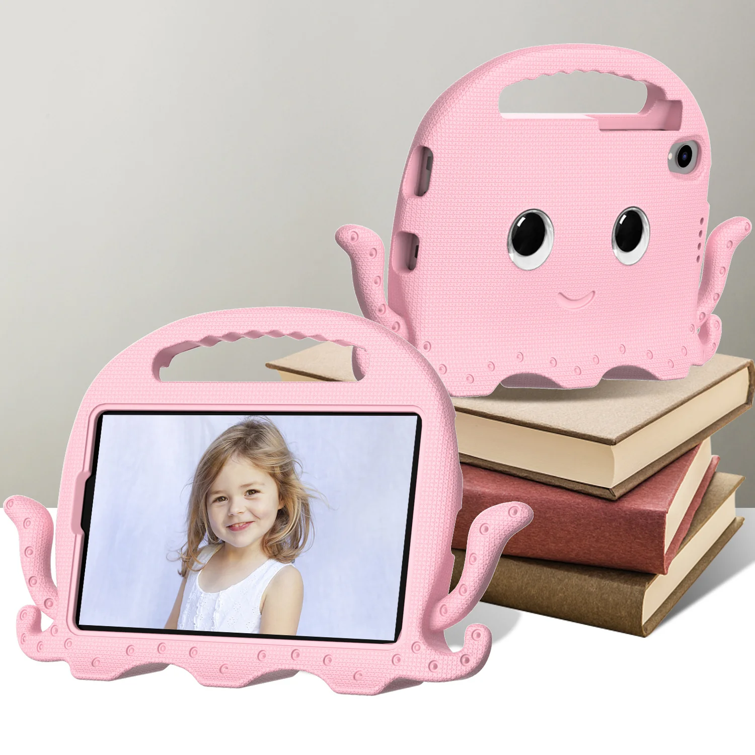 Lenovo Tab M10 10.6" inch 2023 (TB-360FU) - Hand-carry Children Cartoon Octopus Shockproof Heavy Duty Series Case - Image 10