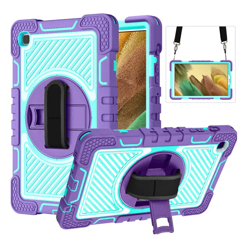 Lenovo Tab M10 HD Gen 2 10.1" inch 2020 (TB-X306X/TB-X306F) - Silicone Drop Proof Heavy Duty Series Case With 360-Degree Rotating Stand